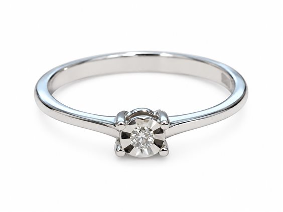 Anillo Idee Preziose dal 1987 Mujer in Oro blanco Diamante 0.03 Ct IP.AK18B/102D - IP.AK18B/102D